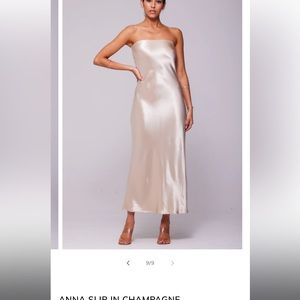 Resa, Anna Slip Champagne in size XS, brand new, never worn